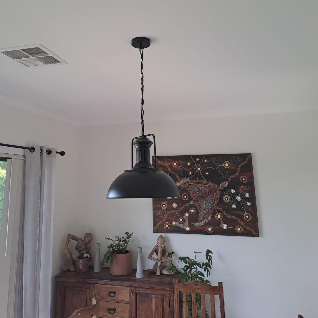 Pendantlightie - Modern Industrial Single Dome Light - Pendants -