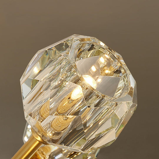 Pendantlightie - Modern Luxury 12 - Light Sputnik Crystal Chandelier - Chandeliers - Brass -