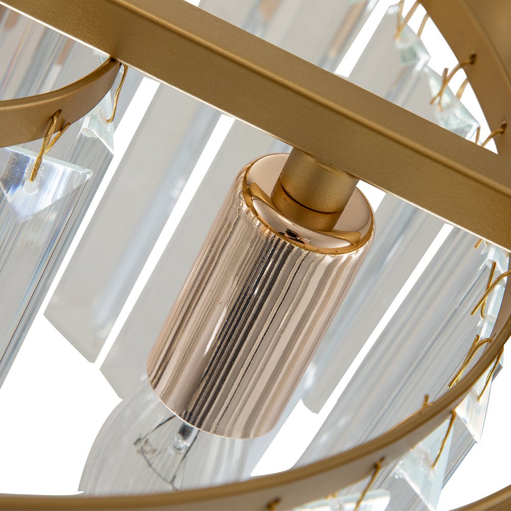 Pendantlightie-Modern Luxury 5-Light Round Layered Crystal Chandelier-Chandeliers-Gold-