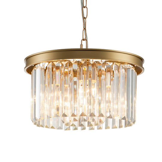 Pendantlightie-Modern Luxury 5-Light Round Layered Crystal Chandelier-Chandeliers-Gold-