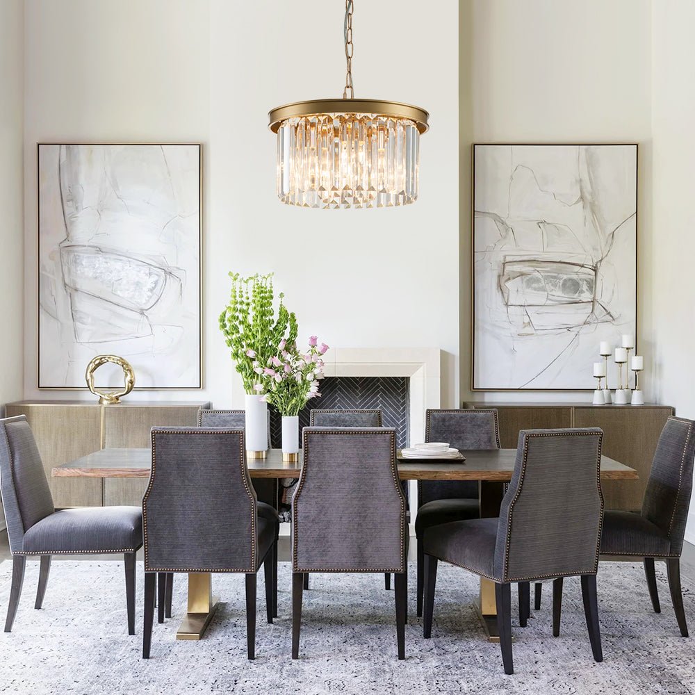 Pendantlightie-Modern Luxury 5-Light Round Layered Crystal Chandelier-Chandeliers-Gold-