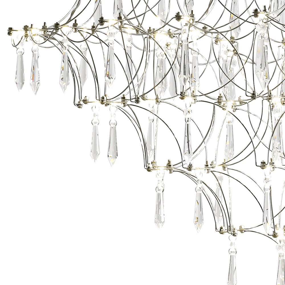 Pendantlightie - Modern Luxury Branch Firefly Star Led Crystal Chandelier - Chandeliers - Natural Light -