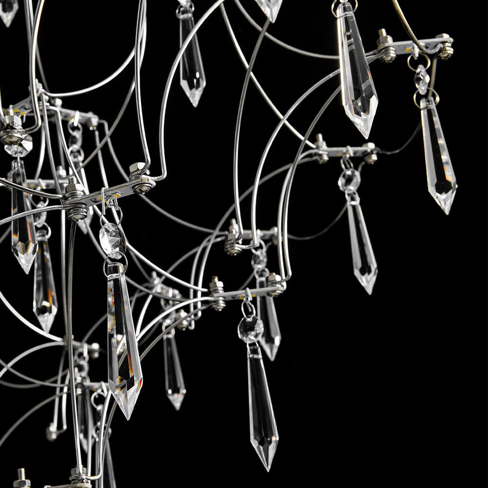 Pendantlightie - Modern Luxury Branch Firefly Star Led Crystal Chandelier - Chandeliers - Natural Light -