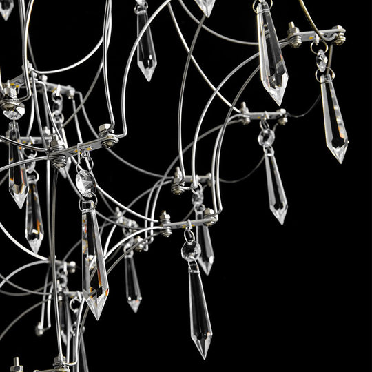Pendantlightie - Modern Luxury Branch Firefly Star Led Crystal Chandelier - Chandeliers - Natural Light -