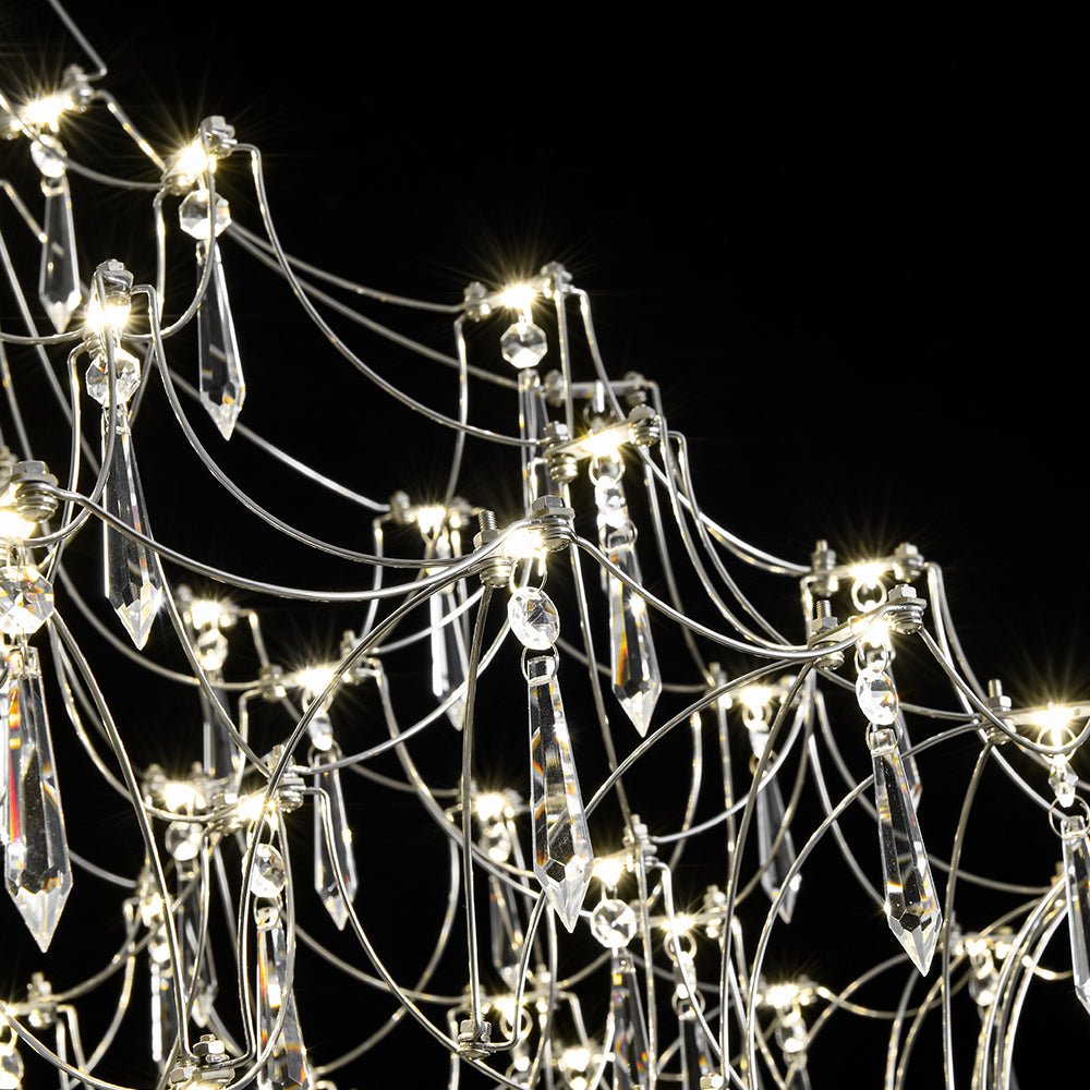 Pendantlightie - Modern Luxury Branch Firefly Star Led Crystal Chandelier - Chandeliers - Natural Light -
