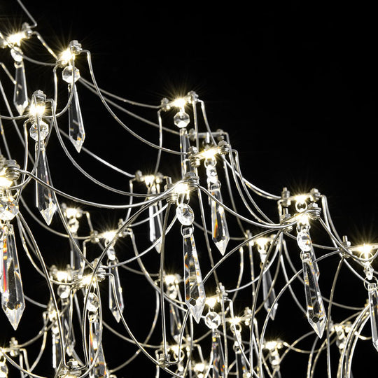 Pendantlightie - Modern Luxury Branch Firefly Star Led Crystal Chandelier - Chandeliers - Natural Light -