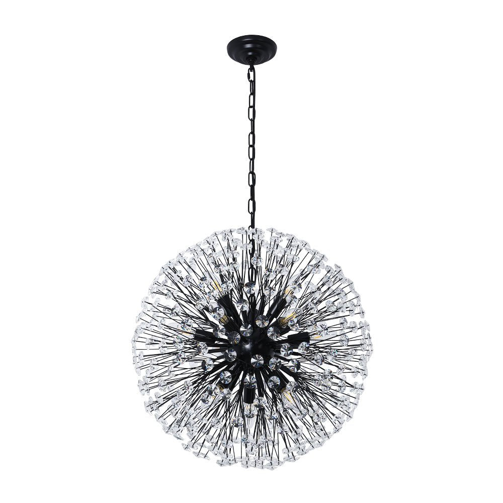 Pendantlightie - Modern Mid - Century 12 - Light Sputnik Crystal Firework Globe Chandelier - Chandeliers - Gold -