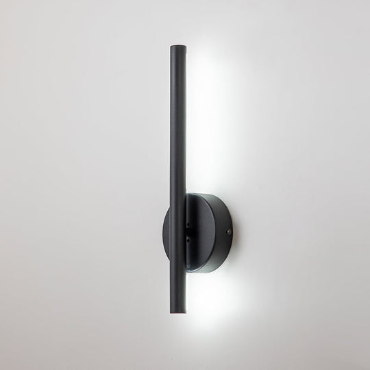 Pendantlightie - Modern Minimalist 1 - Light Linear Strip Led Wall Light - Wall Light - Black -