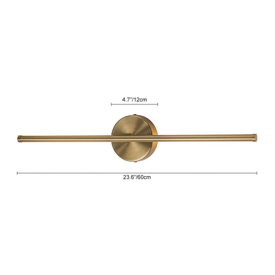 Pendantlightie - Modern Minimalist Strip Linear Led Wall Light - Wall Light - Black -