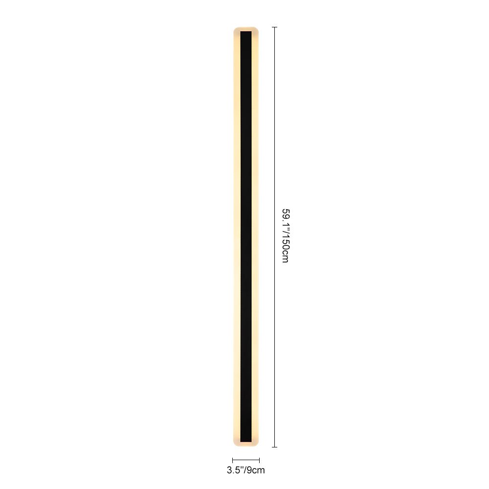 Pendantlightie-Modern Minimalist Waterproof Long Led Outdoor Wall Light-Outdoor Wall Light-Large-