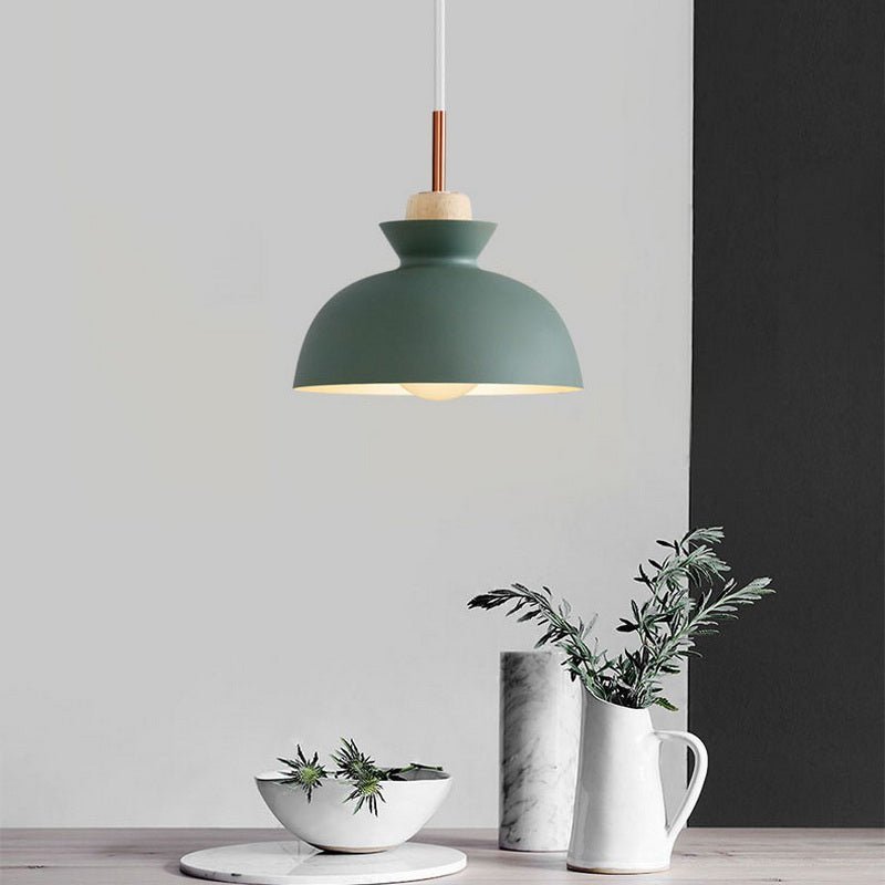 Pendantlightie - Modern Single Pendant Dome Light for Kitchen - Pendants - Green -