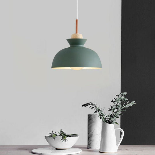 Pendantlightie - Modern Single Pendant Dome Light for Kitchen - Pendants - Green -