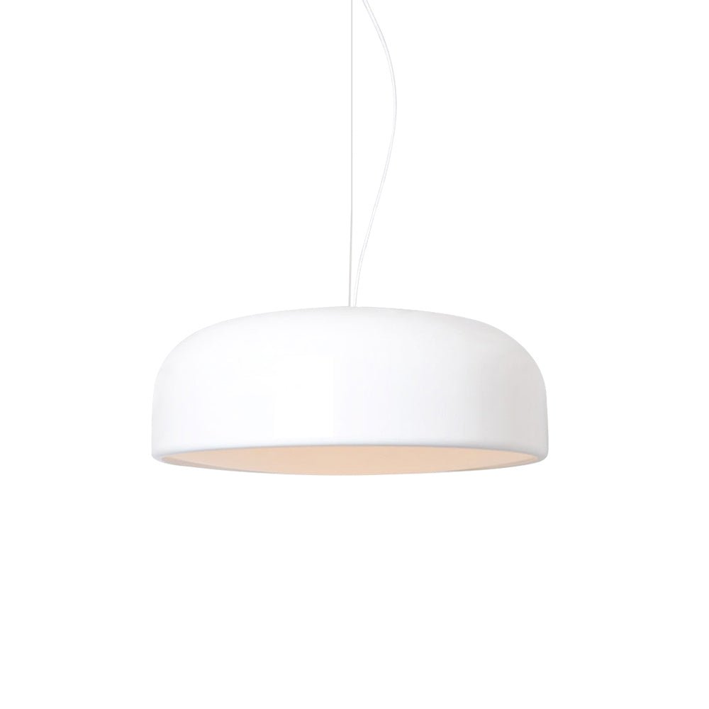 Pendantlightie-Nordic 1-Light White Cloud Dome Pendant Light-Pendants-White-