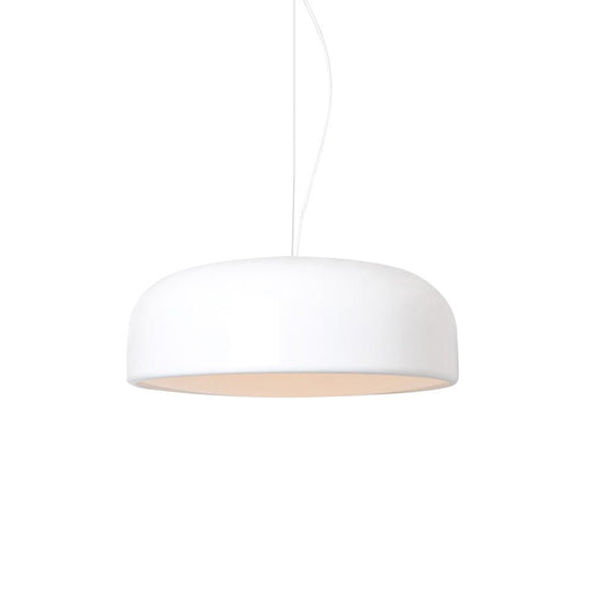 Pendantlightie-Nordic 1-Light White Cloud Dome Pendant Light-Pendants-White-