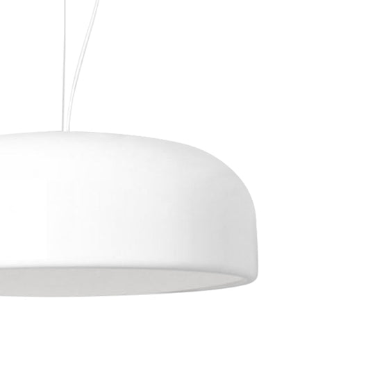 Pendantlightie-Nordic 1-Light White Cloud Dome Pendant Light-Pendants-White-