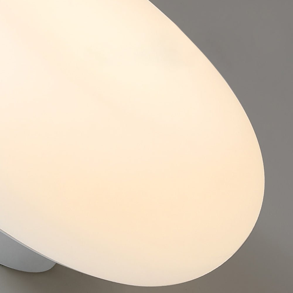 Pendantlightie - Nordic Cream Mushroom Three - Color Dimmable LED Semi Ceiling Light - Semi Flush Mount - Large -