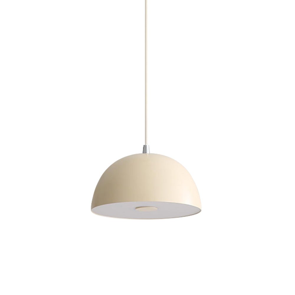 Pendantlightie-Nordic Dimmable 1-Light Led Dome Pendant Light-Pendants-White-