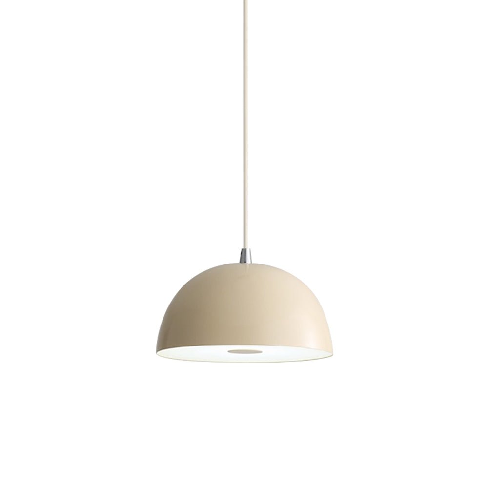 Pendantlightie-Nordic Dimmable 1-Light Led Dome Pendant Light-Pendants-White-