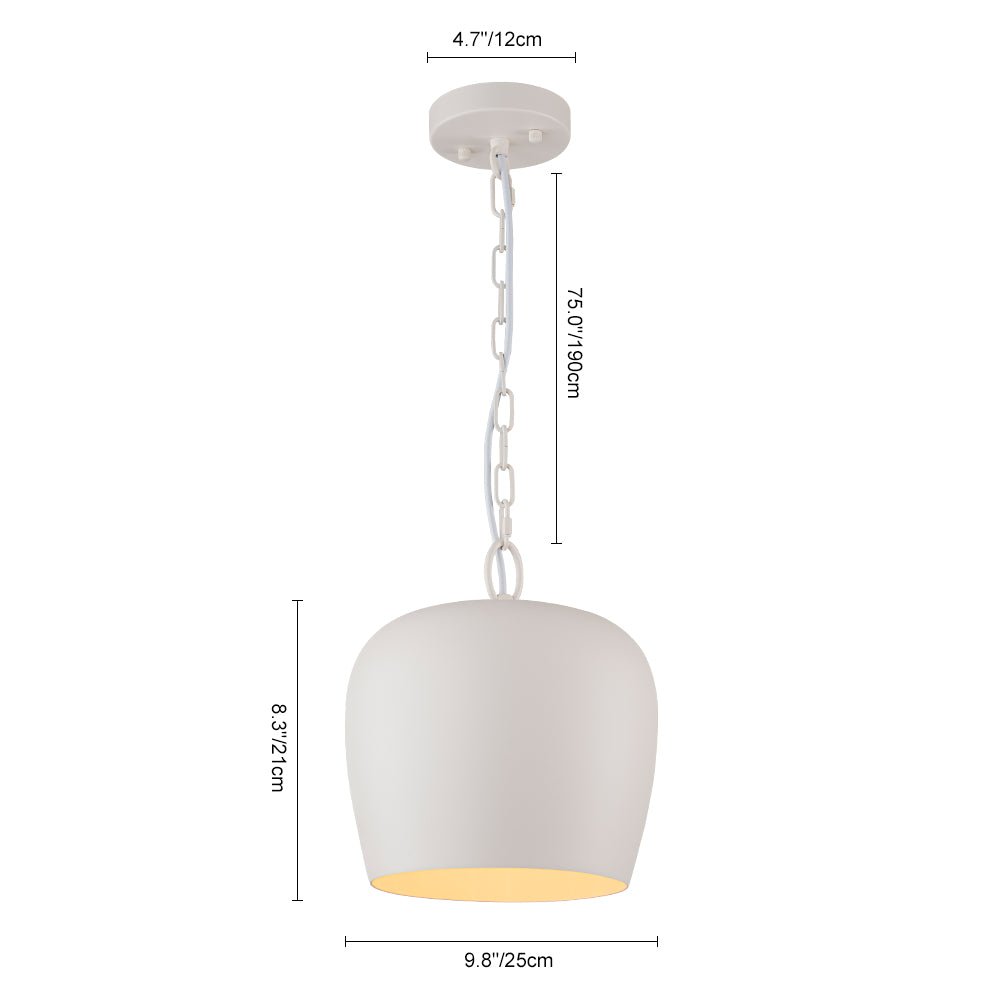 Pendantlightie - Scandinavian 1 - Light Geometric Single Pendant Light - Pendants - Bell -