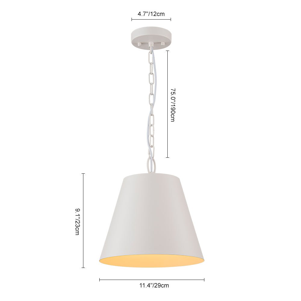 Pendantlightie - Scandinavian 1 - Light Geometric Single Pendant Light - Pendants - Bell -