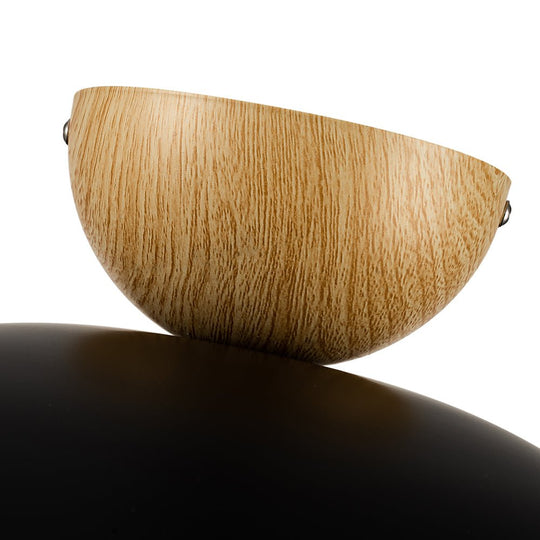 Pendantlightie - Scandinavian 1 - Light Gold Leaf Dome Semi Flush Mount With Glass Shade - Semi Flush Mount - White -