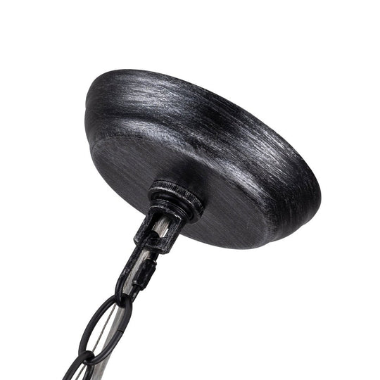 Pendantlightie - Vintage 5 - Light Hemp Rope Candle Style Wooden Chandelier - Chandeliers - 5Lt -