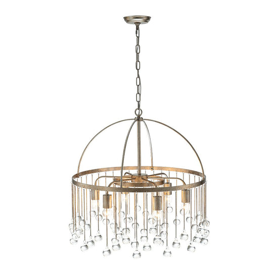 Pendantlightie-Vintage Luxe Glass Crystal Chandelier-Chandeliers--
