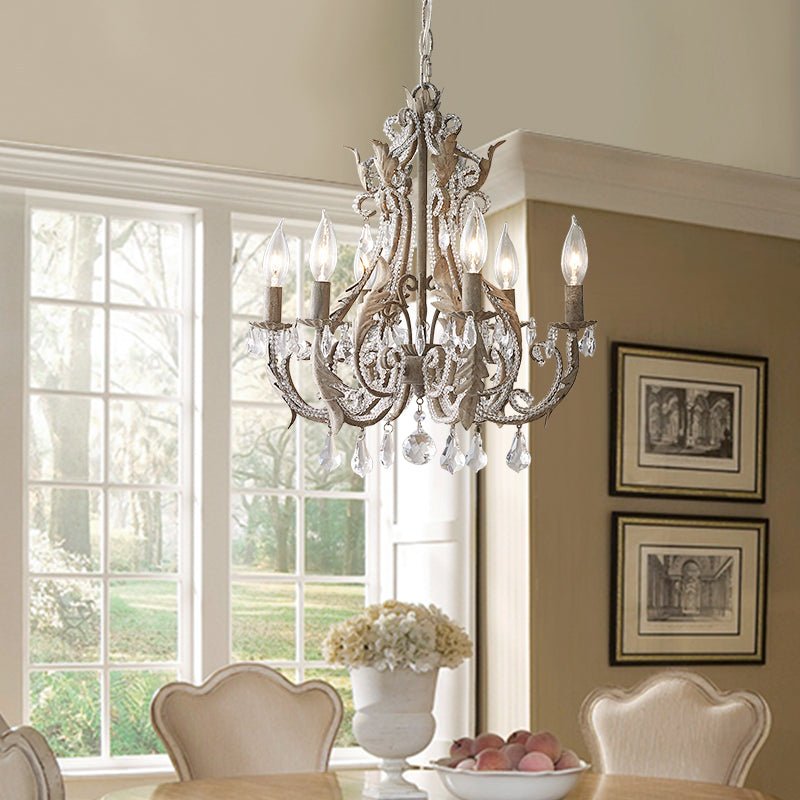 Pendantlightie - Vintage Luxury Crystal Chandelier - Chandeliers - Gray -