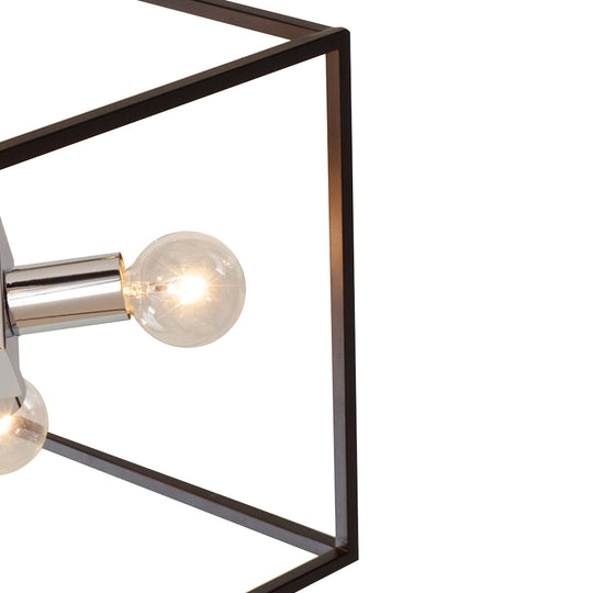 4-Light Geometric Pendant Light