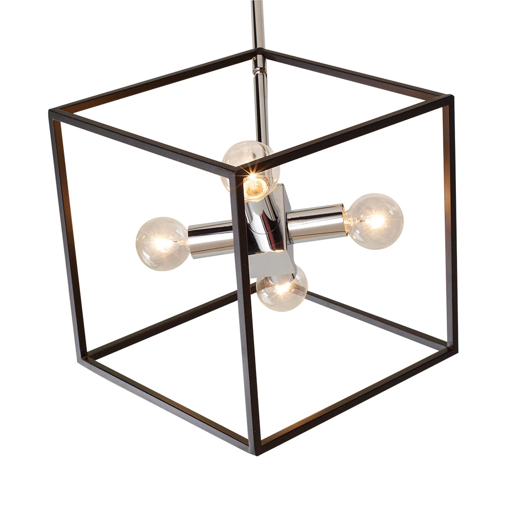4-Light Geometric Pendant Light