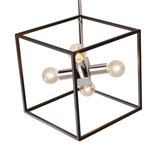 4-Light Geometric Pendant Light