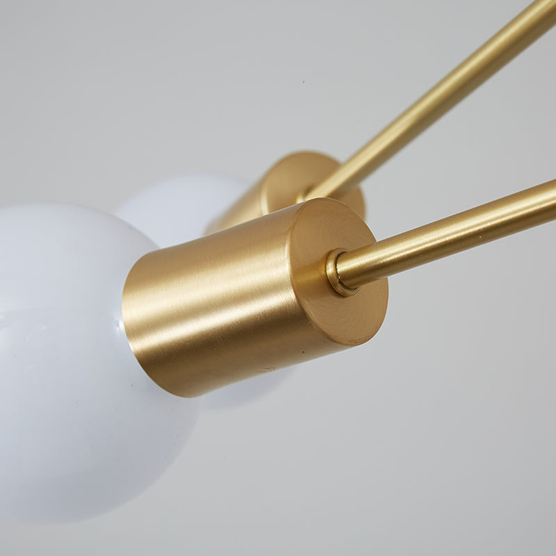 6-Light Sputnik Semi Flush Mount