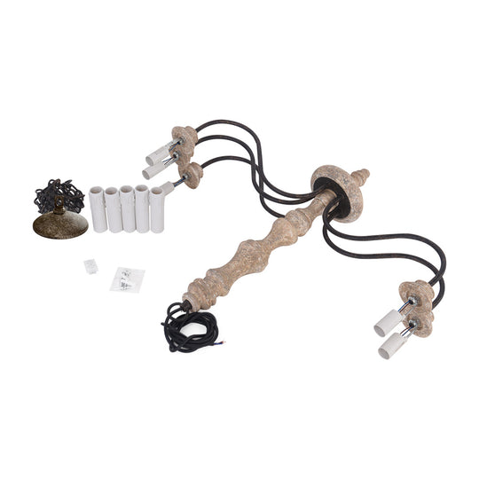 Farmhouse 5-Light Candle Style Chandelier