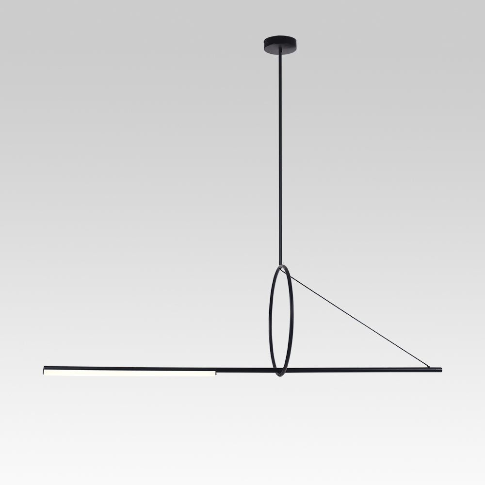 Contemporary Geometric Linear Led Pendant Lights