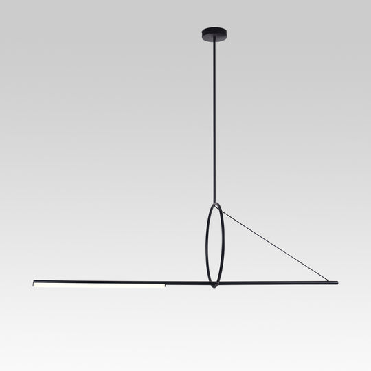 Contemporary Geometric Linear Led Pendant Lights