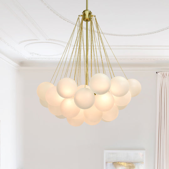 Contemporary Glass Bubble Chandelier Light