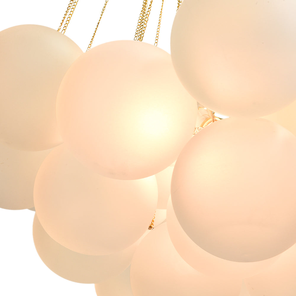 Contemporary Glass Bubble Chandelier Light