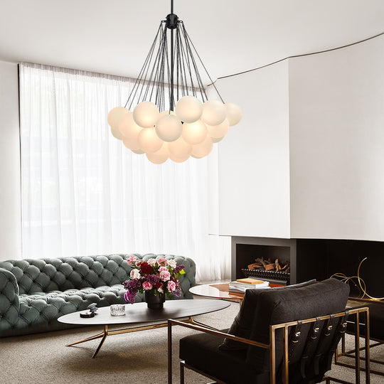 Contemporary Glass Bubble Chandelier Light