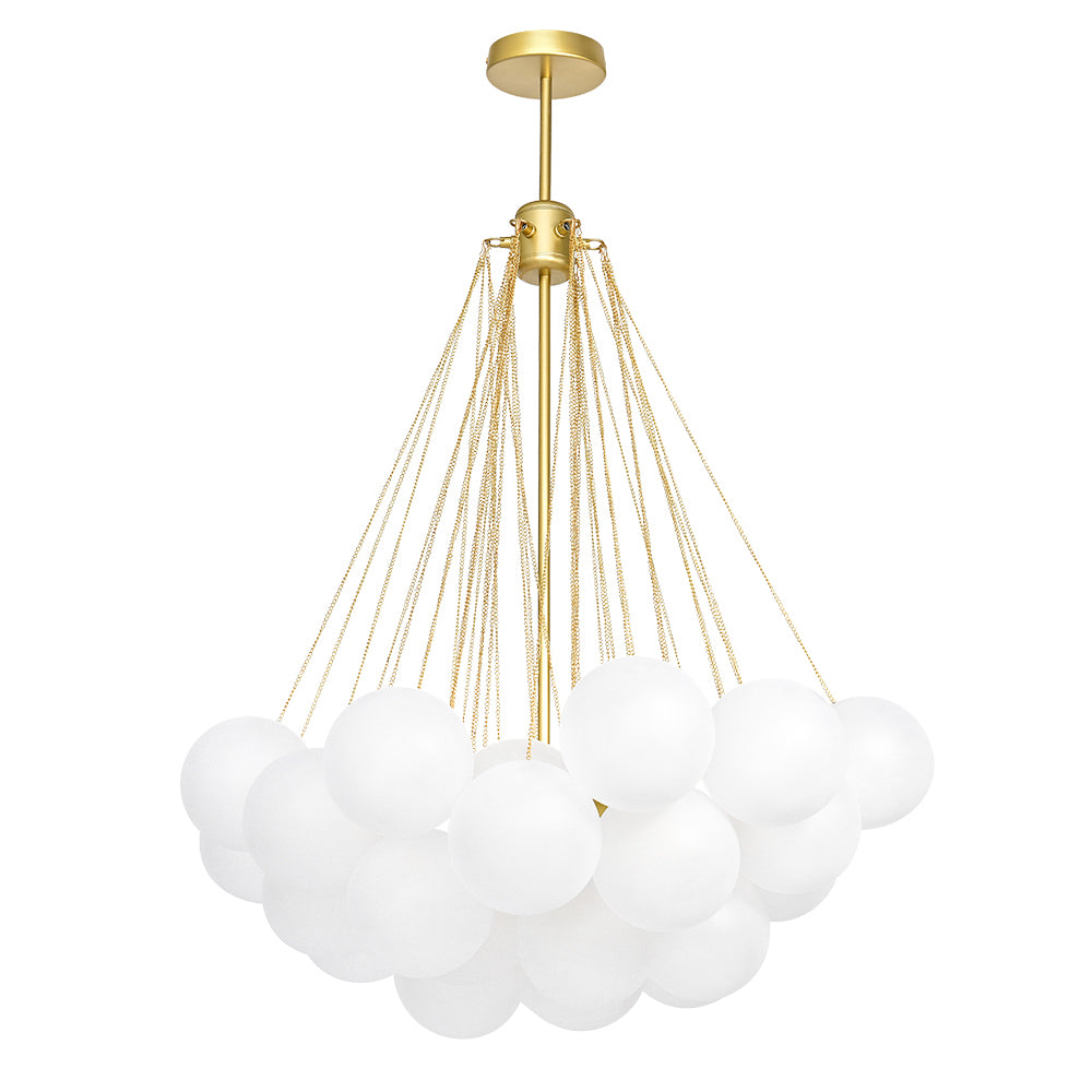 Contemporary Glass Bubble Chandelier Light