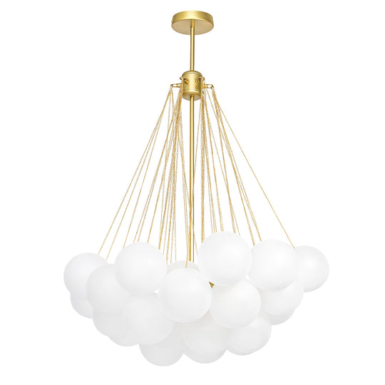 Contemporary Glass Bubble Chandelier Light