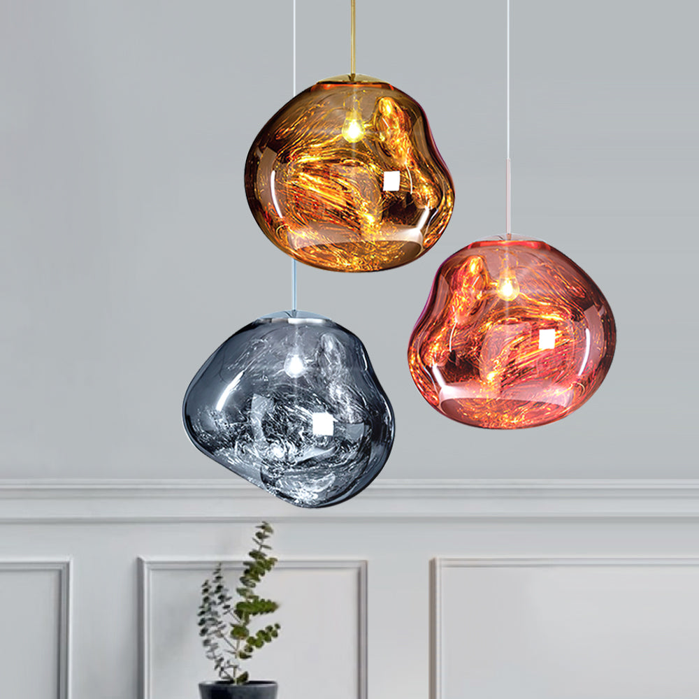 Pendantlightie-Contemporary Irregular Melt Single Pendant Lights-Pendants