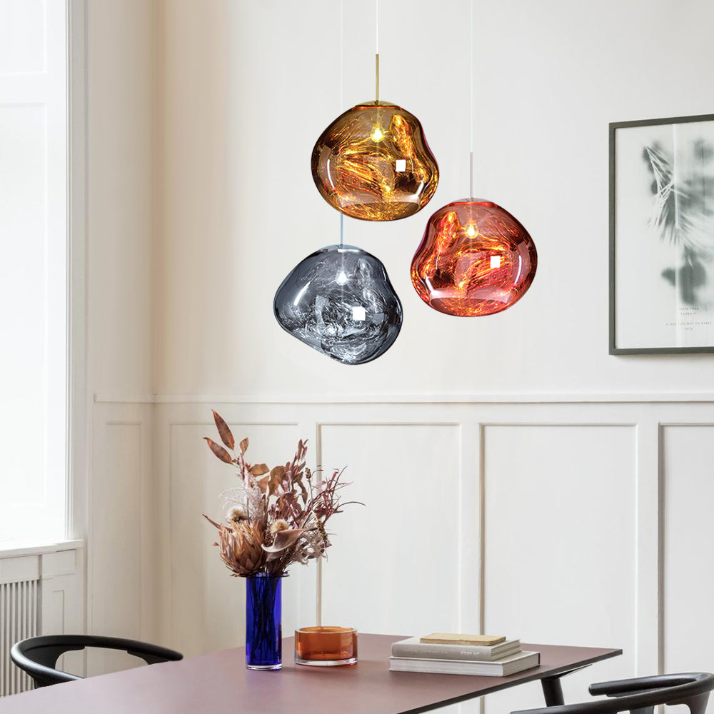 Pendantlightie-Contemporary Irregular Melt Single Pendant Lights-Pendants