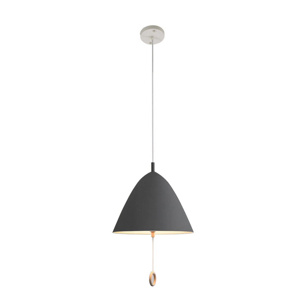 Contemporary Minimalist Bell Light Single Cone Pendant
