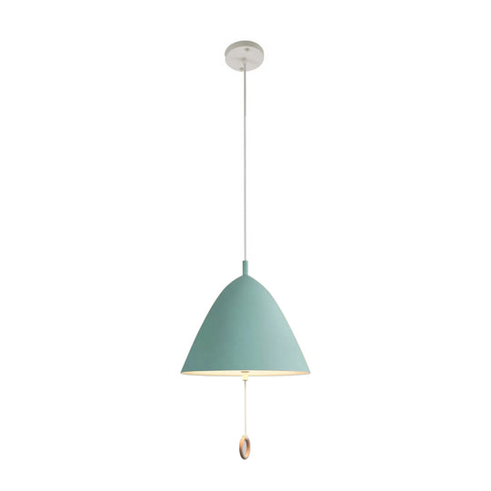 Contemporary Minimalist Bell Light Single Cone Pendant