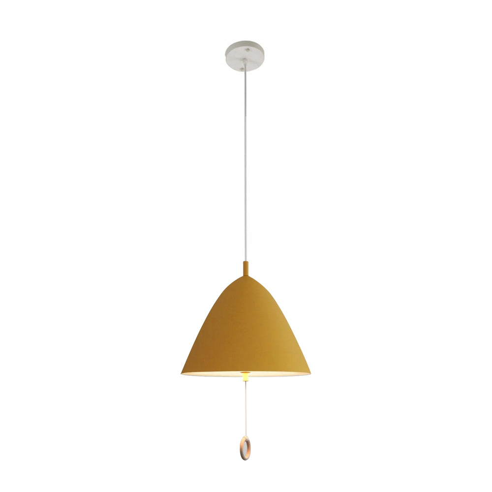 Contemporary Minimalist Bell Light Single Cone Pendant