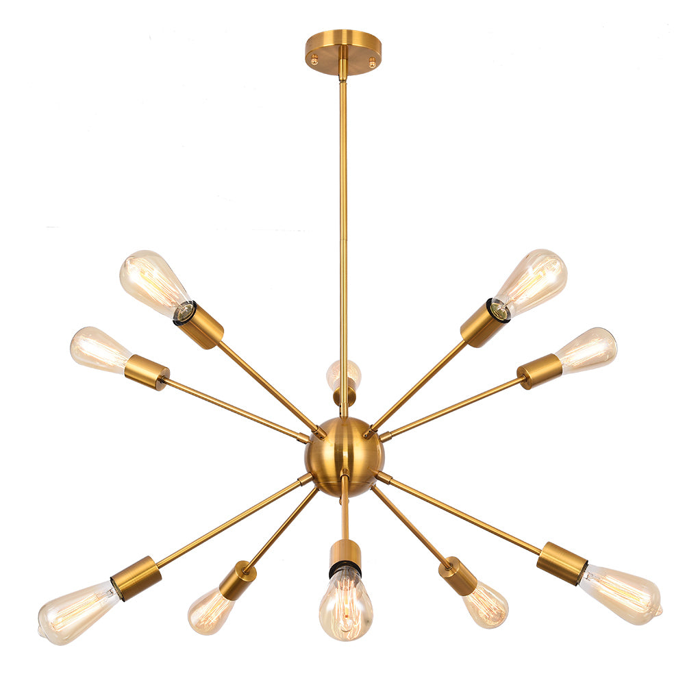 Mid-Century 10-Light Sputnik Chandelier