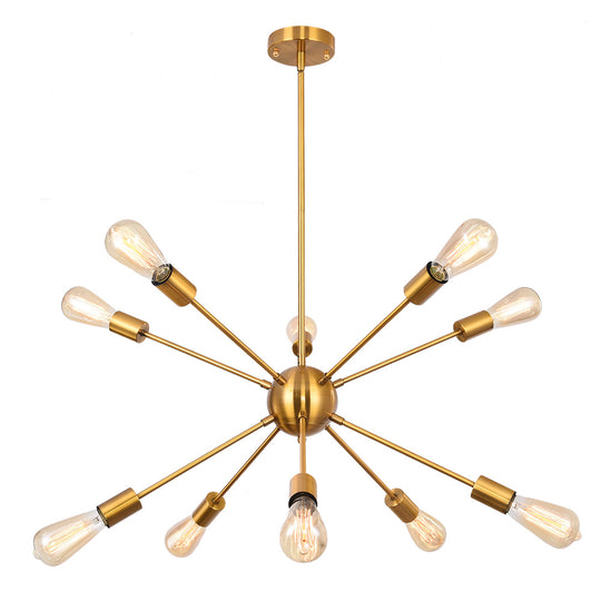 Mid-Century 10-Light Sputnik Chandelier