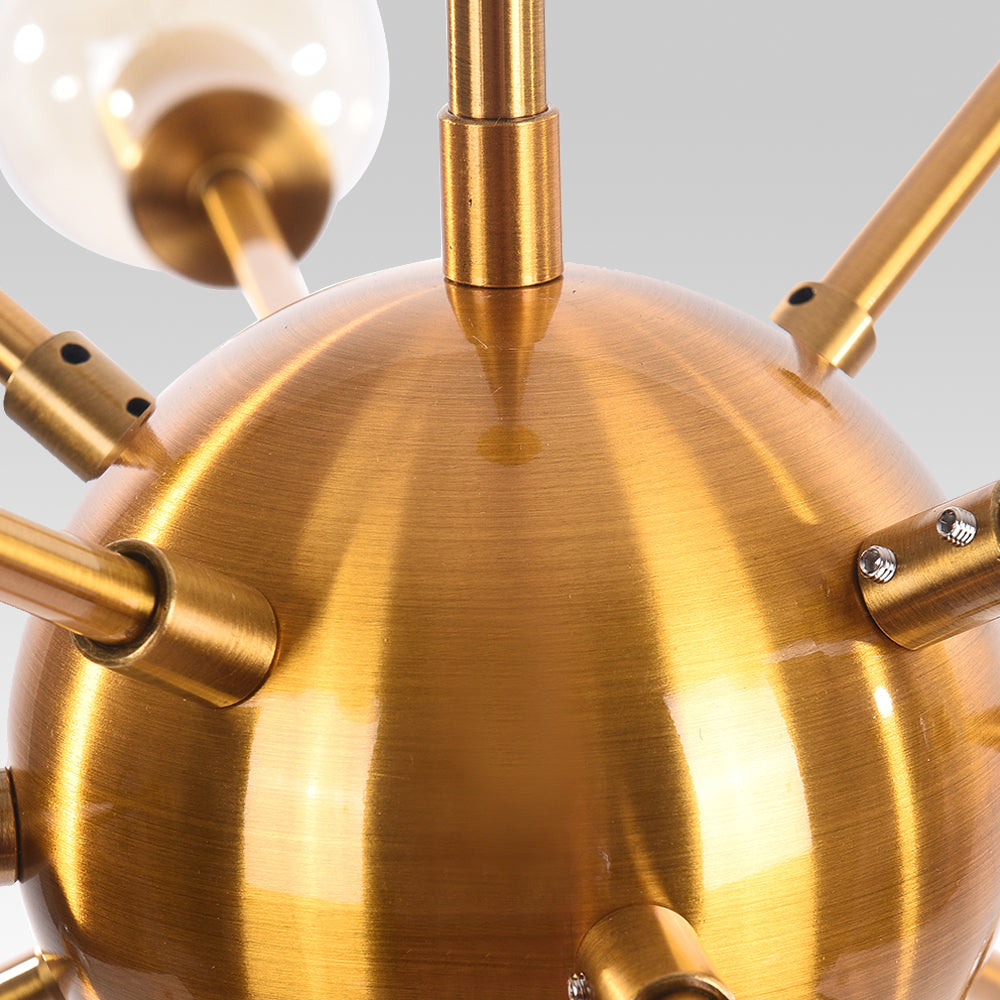 Mid-Century Modern 12-Light Sputnik Light
