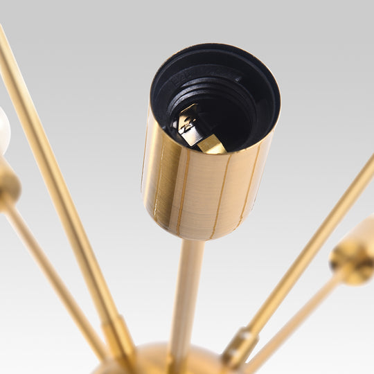 Mid-Century Modern 12-Light Sputnik Light