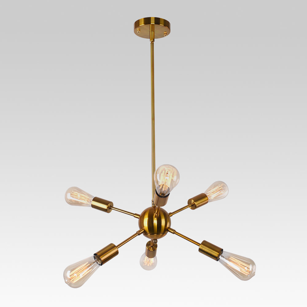 Mid-Century Modern 6-Light Sputnik Light